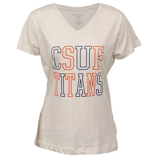 Boxercraft Dual Colored V-neck Tee - Grey